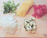 野菜を食べる オープンオムレツ作り方1写真