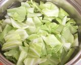 超楽々 春キャベツでお茶漬け釜揚げうどん作り方1写真