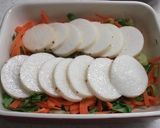 長芋と彩野菜の柚子胡椒マヨ焼き作り方4写真