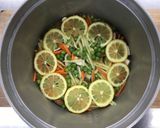牡蠣の炊き込みとレモンソースの肉団子♪作り方5写真