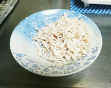 水菜と鶏ささみの簡単サラダ作り方1写真