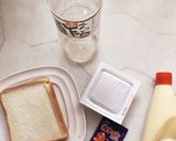 ふりかけ納豆トースト作り方1写真