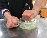 牡蠣の炊き込みとレモンソースの肉団子♪作り方2写真