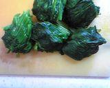ほうれん草とシメジの磯辺和え作り方1写真