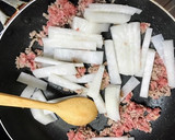 大根とひき肉のとろみそ炒め煮♪作り方4写真
