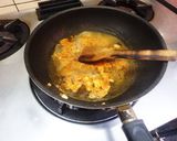 お麩のスペイン風ニンニク玉子スープ作り方3写真