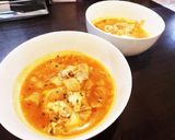 お麩のスペイン風ニンニク玉子スープ作り方5写真
