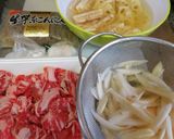✿牛肉入り❤れんこんとごぼうのきんぴら❤作り方1写真