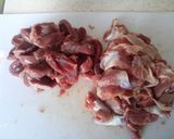 歯ごたえ楽しい♪砂肝と鶏レバーの甘辛煮作り方1写真