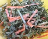 簡単サクサク春菊と人参のかき揚げ作り方3写真