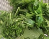 水菜と柴漬けと塩昆布のサラダ作り方1写真