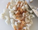 水菜と柴漬けと塩昆布のサラダ作り方2写真