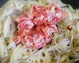 ✿牛肉入り❤れんこんとごぼうのきんぴら❤作り方5写真