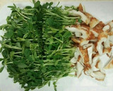 速攻！豆苗とちくわの炒めもの作り方1写真