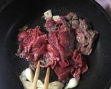 キャベツと牛肉の炒め物作り方4写真