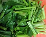簡単パラパラな豚肉とほうれん草の炒飯作り方1写真