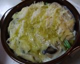 カキとほうれん草のグラタン作り方5写真