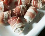 椎茸をバラ肉で巻けば肉感でます！作り方2写真