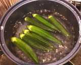 簡単おつまみ☆オクラの梅干し和え作り方3写真