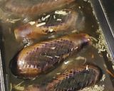 大葉と生姜入り ナスの煮浸し作り方3写真