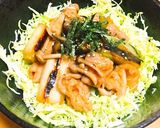 キャベツたっぷりに！がっつり 焼き鳥丼♡作り方6写真