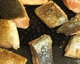 鮭とチンゲン菜のクリーム煮作り方3写真