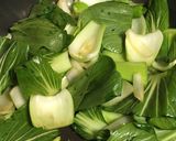 鮭とチンゲン菜のクリーム煮作り方4写真