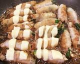 ニラと舞茸でうまうま♡チーズ豚バラ巻作り方7写真