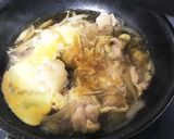 コツは2回に分ける！ふわとろ親子丼♡作り方4写真