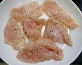 レンジで簡単！ふわふわ卵のムネ肉ピカタ作り方2写真