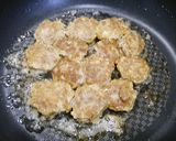 レンジで簡単！ミニチーズハンバーグピカタ作り方4写真