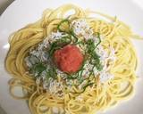 和えるだけ！明太子と釜揚げしらすのパスタ作り方3写真