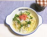 和えるだけ！明太子と釜揚げしらすのパスタ作り方4写真