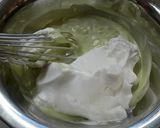 簡単★抹茶と黒豆のマジックケーキ作り方4写真