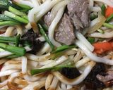 花山椒香る☆オイスター焼きうどん作り方8写真