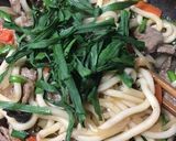 花山椒香る☆オイスター焼きうどん作り方9写真