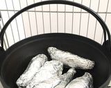 簡単☆鉄鍋でしっとりほくほくの焼き芋作り方3写真