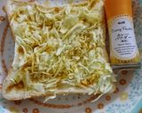 ＊キャベツとゆで卵のカレーマヨトースト＊作り方1写真