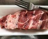 豚ブロック肉で美味すぎ煮豚♪圧力鍋♪作り方1写真