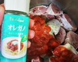 オリーブoil香る☺チキンとまと煮込❤作り方1写真
