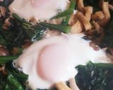フライパン1つで✿ほうれん草の卵とじ煮✿作り方3写真