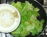基本のキャベツ野菜炒め♪卵入り作り方6写真