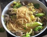 アサリと春キャベツのボンゴレパスタ作り方6写真