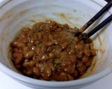 【筋肉トレ飯】最強！デカ盛り納豆ごはん作り方4写真