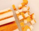 パン耳！フレンチトースト風ケーキ作り方1写真