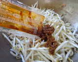 最速の丸美屋の麻婆豆腐の素でもやし炒め作り方2写真