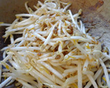 最速の丸美屋の麻婆豆腐の素でもやし炒め作り方4写真