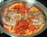 仔牛すね肉のトマト煮込み（オッソブーコ）作り方5写真