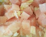 簡単☆ごろごろつくね バタポン酢作り方1写真