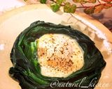 時短でオシャレに♪簡単ほうれん草エッグ作り方5写真